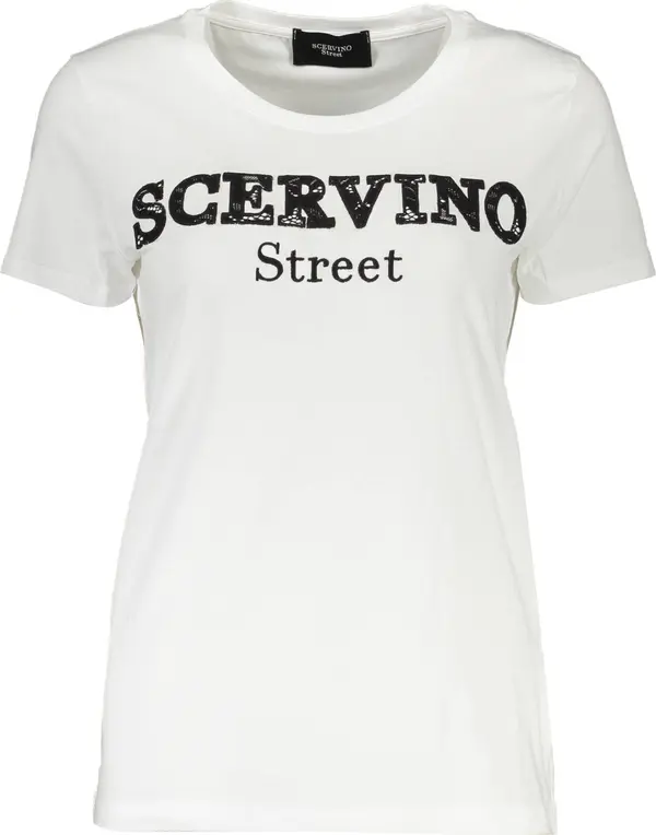 SCERVINO STREET Бяла тениска с къс ръкав Scervino Street