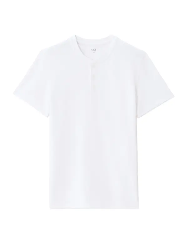 Celio Бяла тениска с къс ръкав