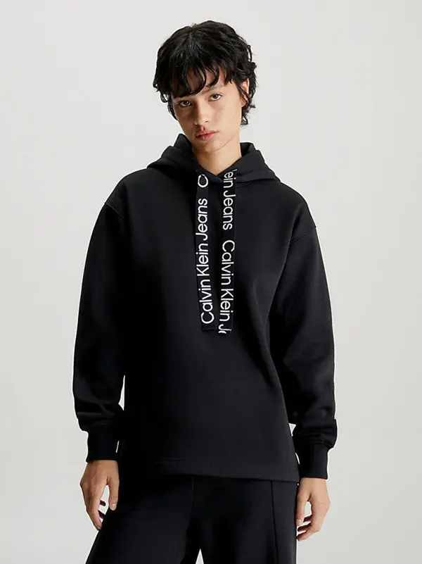 Calvin Klein Calvin Klein Logo Drawcord Hoodie