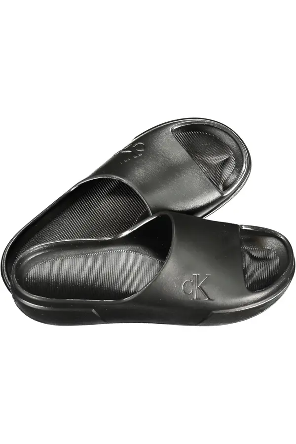 Calvin Klein CALVIN KLEIN MEN'S BLACK SLIPPER FOOTWEAR
