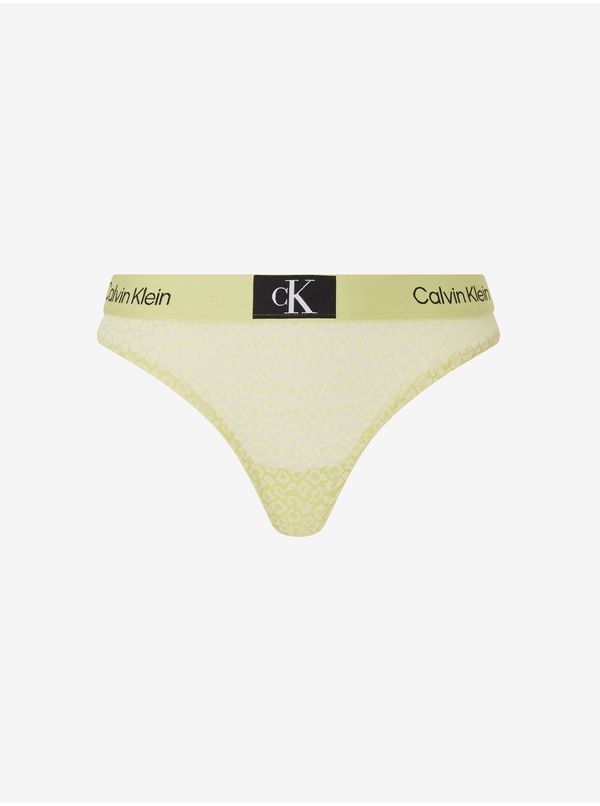 Calvin Klein Calvin Klein Underwear Light Yellow Women's Thong - Women