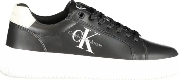 Calvin Klein Calvin Klein Women's CHUNKY CUPSOLE LACEUP LTH ML MTL Sneaker-Black