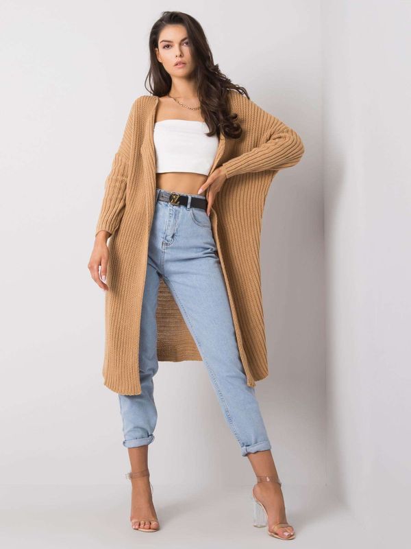 Fashionhunters Camel sweater BELLA