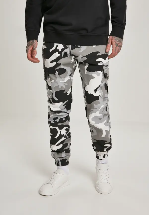 Urban Classics Camo Cargo Jogging Pants 2.0 Snow Camouflage