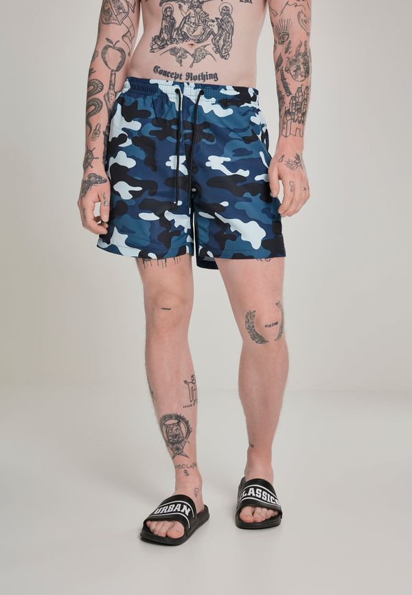 UC Men Camo Swim Shorts Blue Camo