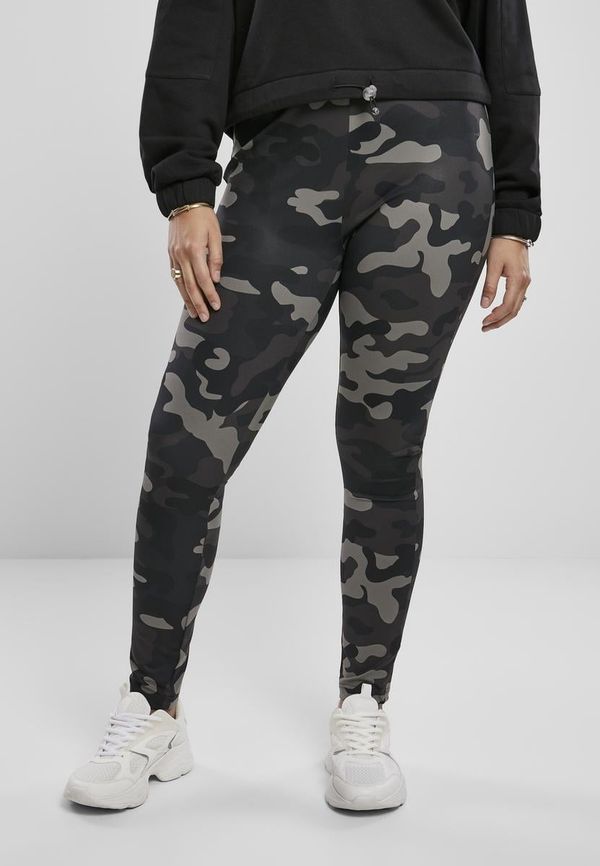 UC Ladies Camo Tech Women's High Waist Leggings Dark Mask