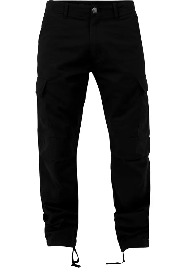 Urban Classics Camouflage Cargo Pants Black