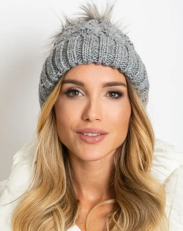 Wool Fashion Italia Cap-AT-CZ-1716501.36-grey