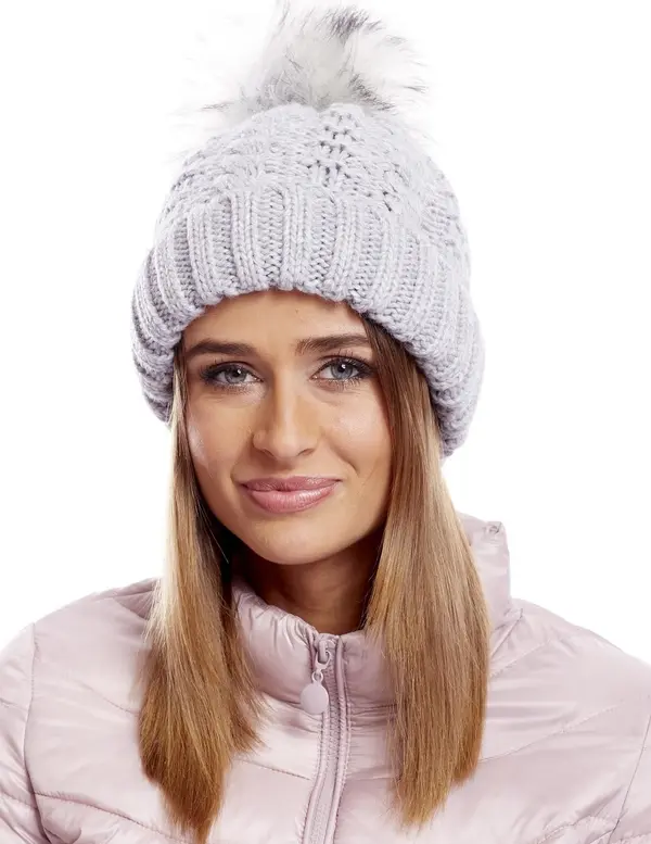 Wool Fashion Italia Cap-AT-CZ-1716501.36-light gray