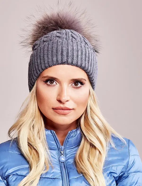 Wool Fashion Italia Cap-AT-CZ-173501.44-dark gray