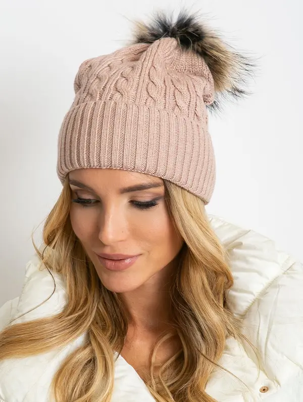 Wool Fashion Italia Cap-AT-CZ-173501.44-light pink