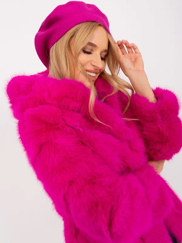 Wool Fashion Italia Cap-AT-CZ-231305.82P-Fuchsia