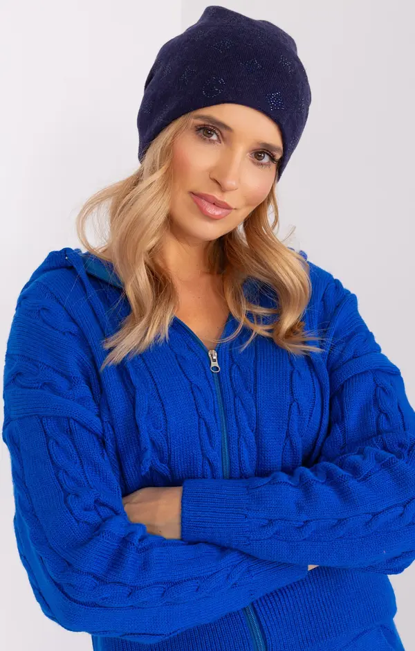 Wool Fashion Italia Cap-AT-CZ-2325.86-navy blue