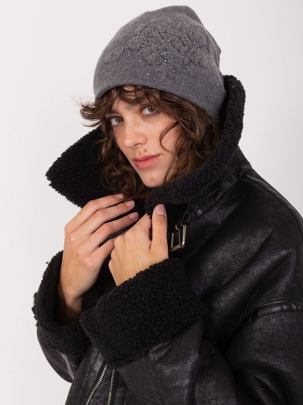 Wool Fashion Italia Cap-AT-CZ-23250.61P-dark grey