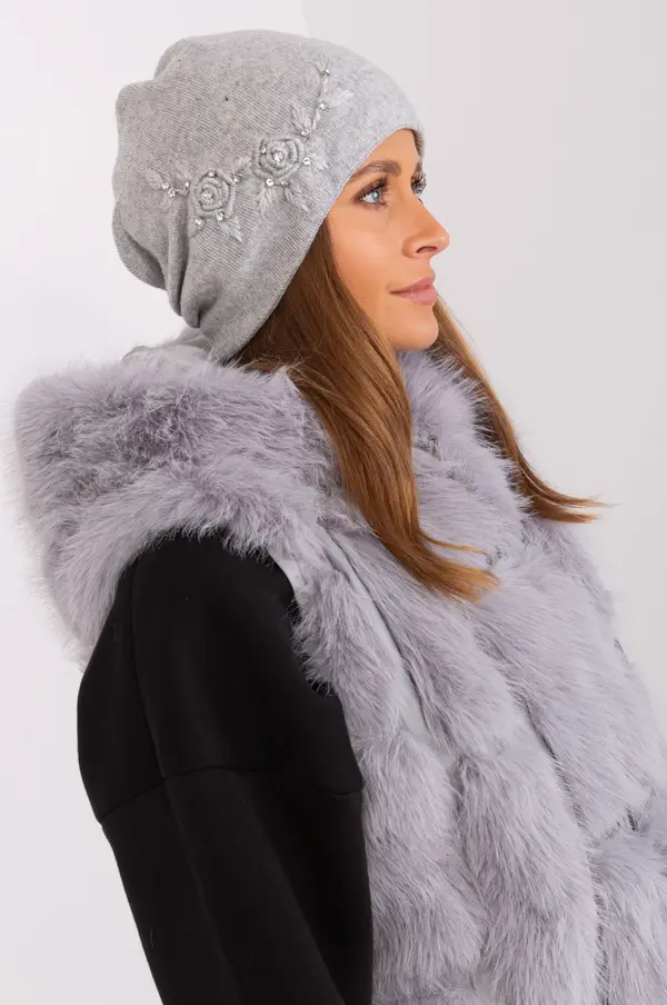 Wool Fashion Italia Cap-AT-CZ-2329.76-grey
