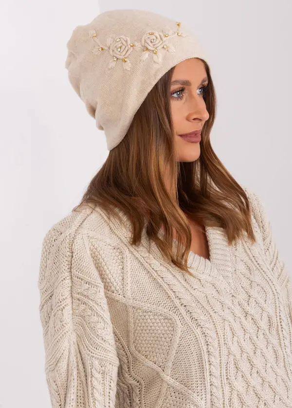 Wool Fashion Italia Cap-AT-CZ-2329.79-beige