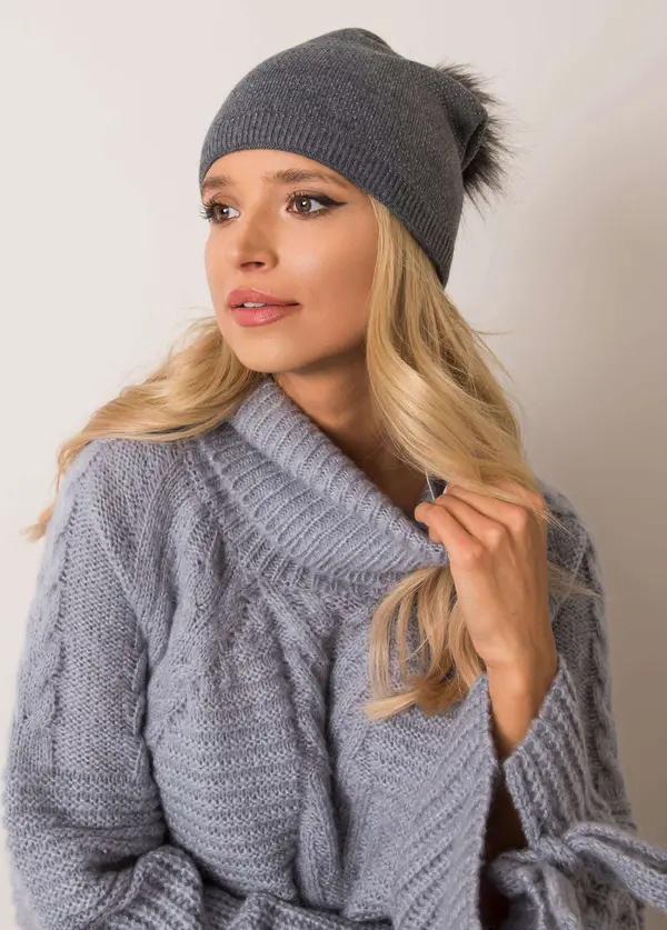 RUE PARIS Cap-JK-CZ-14.72-dark gray