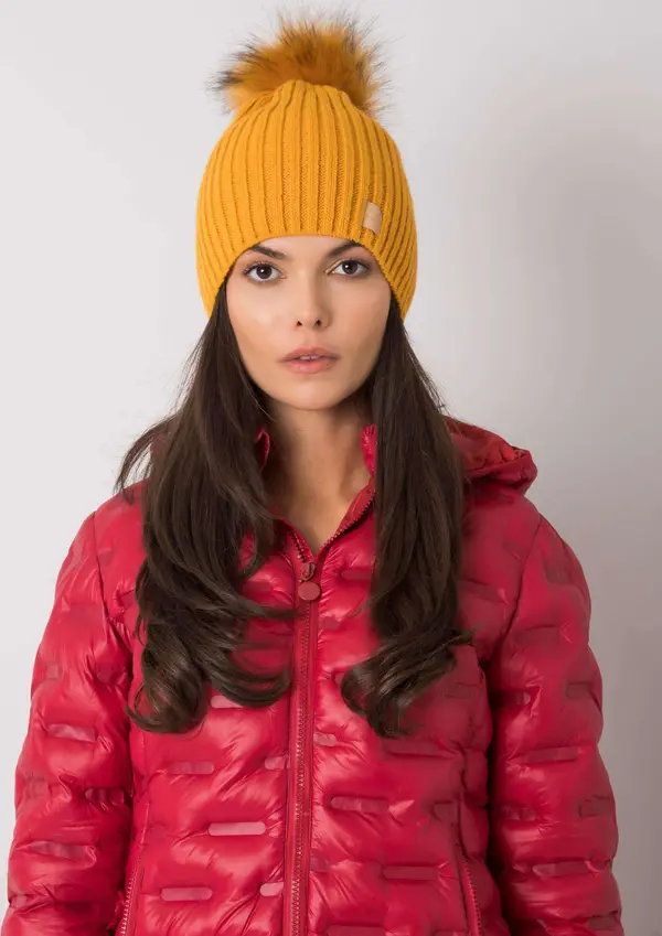 RUE PARIS Cap-JK-CZ-24.30-dark yellow