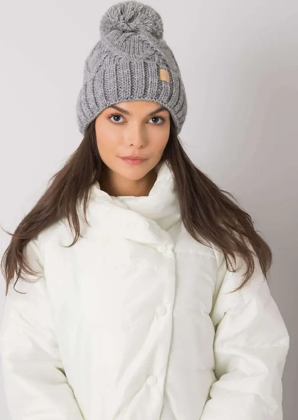 RUE PARIS Cap-JK-CZ-31.18-grey