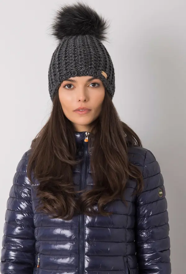 RUE PARIS Cap-JK-CZ-33.17-dark gray