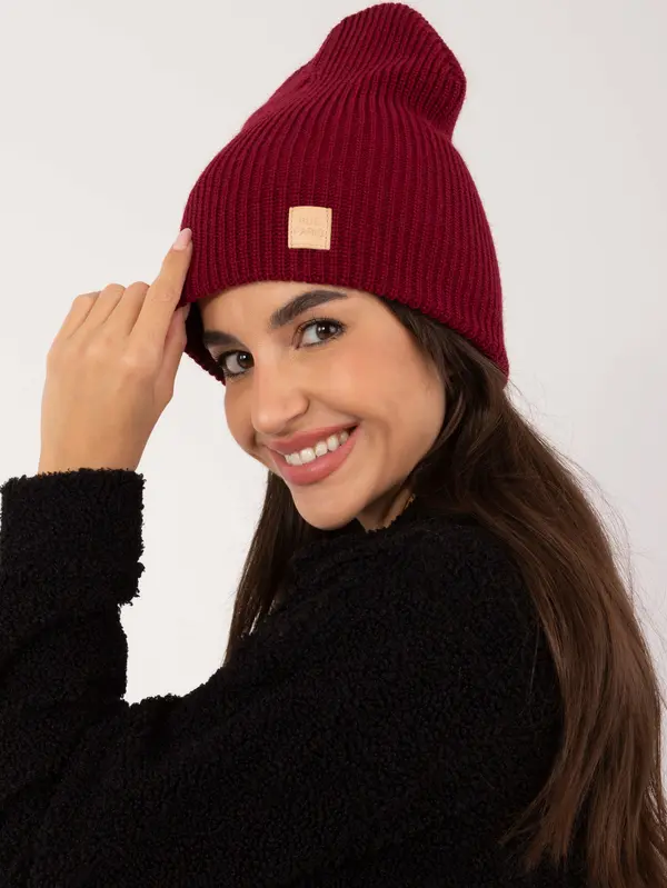 RUE PARIS Cap-JK-CZ-50.25-burgundy