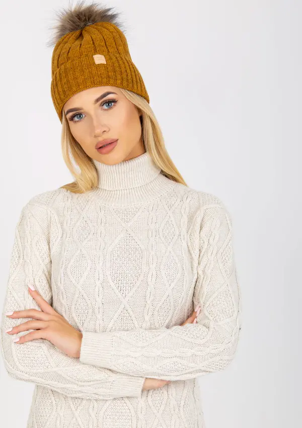 RUE PARIS Cap-JK-CZ-8.71-dark yellow