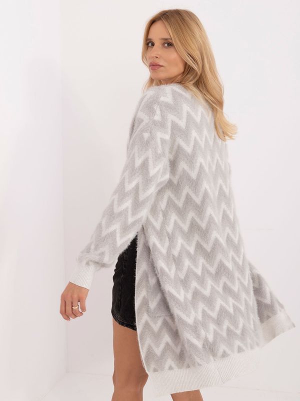 Wool Fashion Italia Cardigan-AT-SW-2340-A.00-Grey