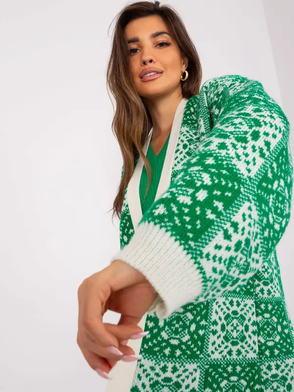BADU Cardigan-BA-SW-0301-1.26-green