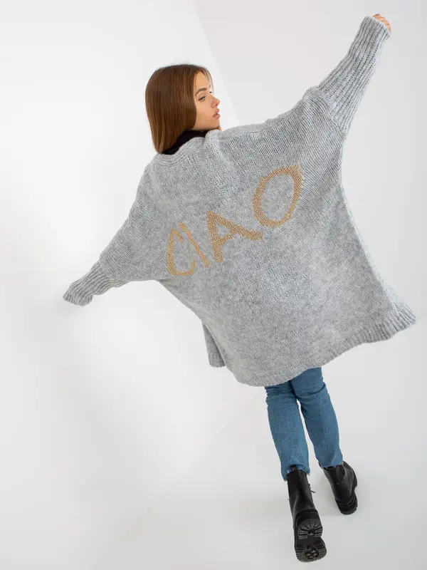 Och Bella Cardigan-TW-SW-BI-M2201.87-gray