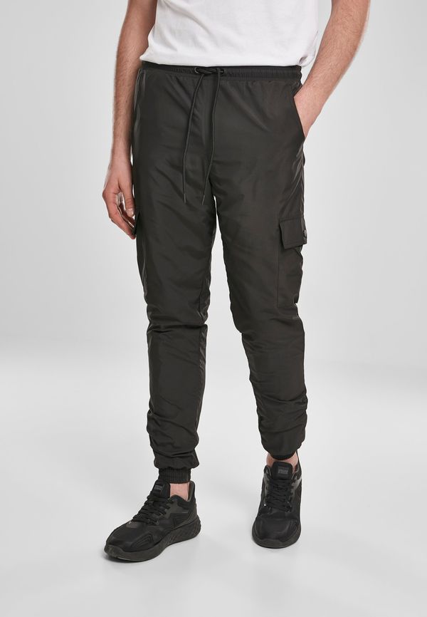 UC Men Cargo Nylon Track Pants Black