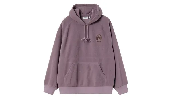 Carhartt Wip Carhartt WIP Суитшърт с качулка Helix в лилаво