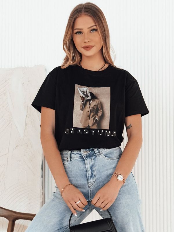 DStreet CARSTI Women's T-Shirt Black Dstreet