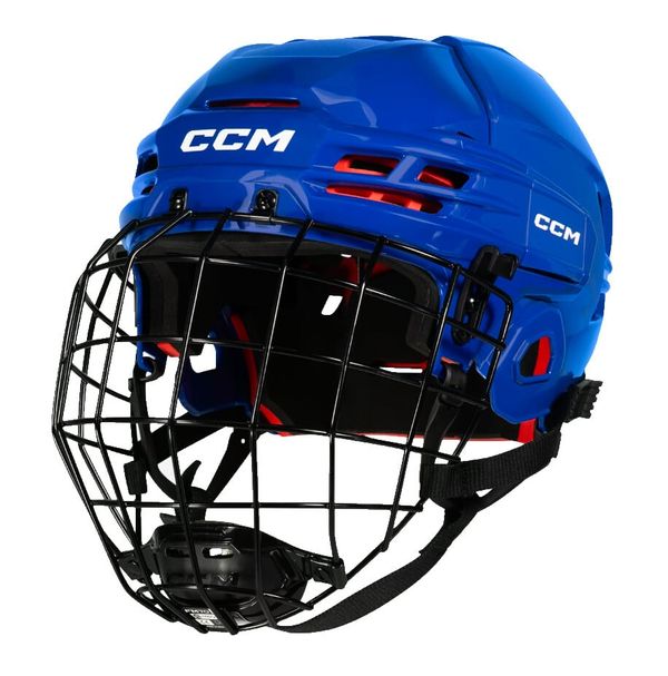 CCM CCM Tacks 70 royal Hockey Helmet Combo