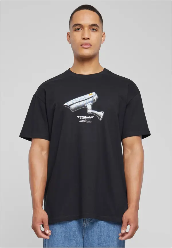Mister Tee CCTV Oversize T-Shirt Black