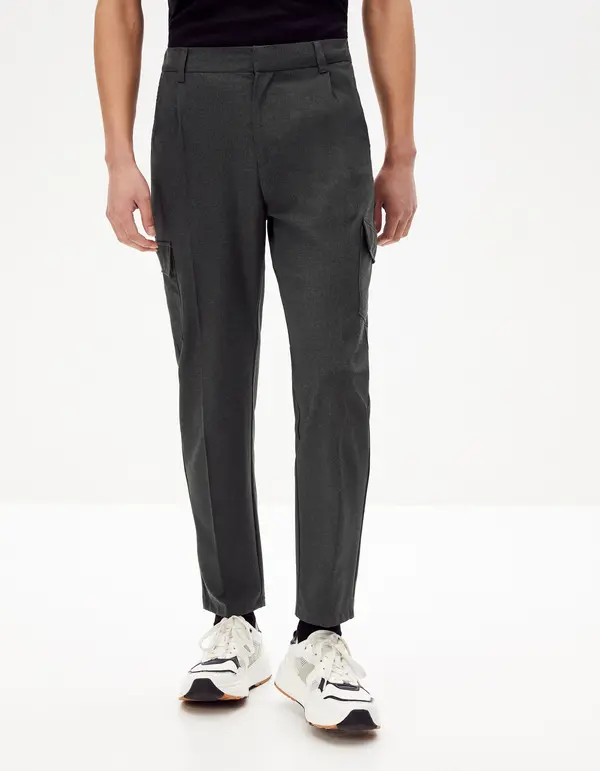 Celio Celio Aroon Trousers with Pockets - Mens
