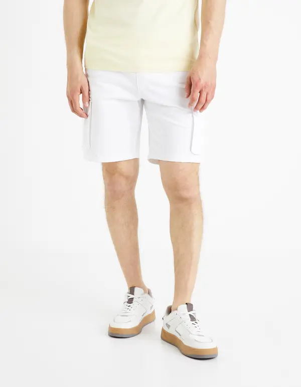 Celio Celio Canvas Cargo Shorts Doribm - Mens