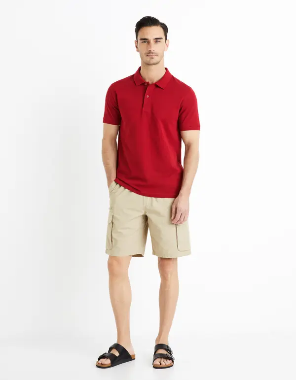 Celio Celio Canvas Shorts Fostopbm - Mens