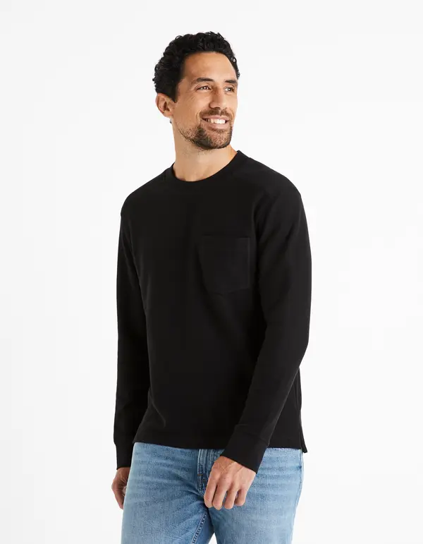 Celio Celio Ceframe Long Sleeve T-Shirt - Mens