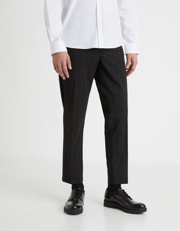 Celio Celio Checkered Trousers Fonoel - Men