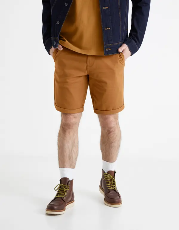Celio Celio Cotton Chino Shorts Bochinobm - Mens