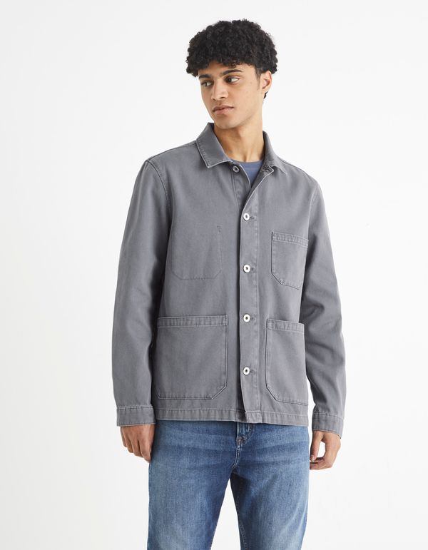 Celio Celio Cotton Jacket Bucaps - Men