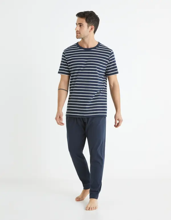 Celio Celio Cotton Pajamas Bisible - Mens