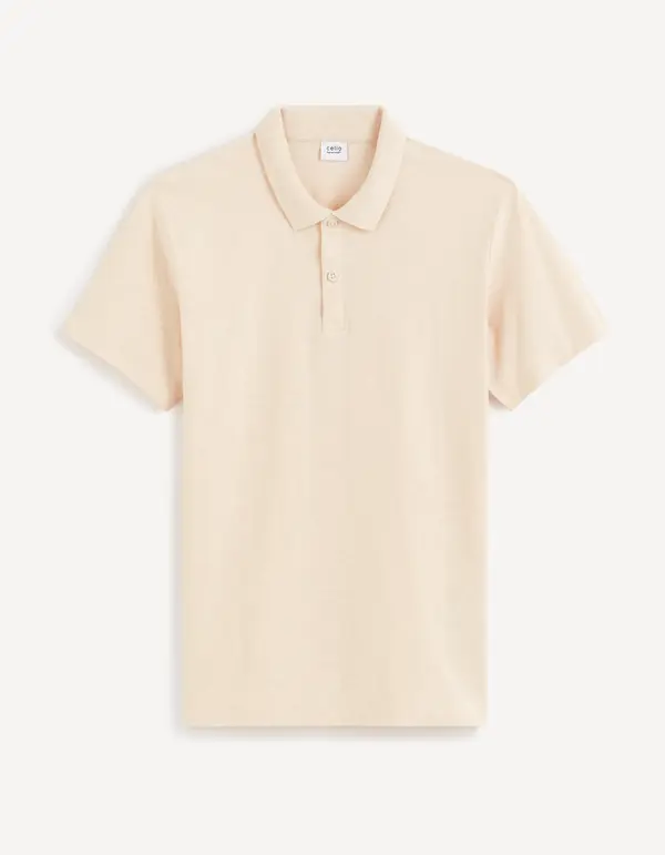 Celio Celio Cotton Polo Shirt Feflame - Mens