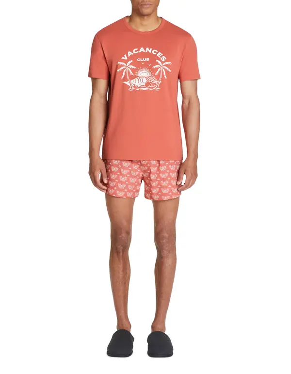 Celio Celio Cotton Short Pajamas Jipyvac - Mens