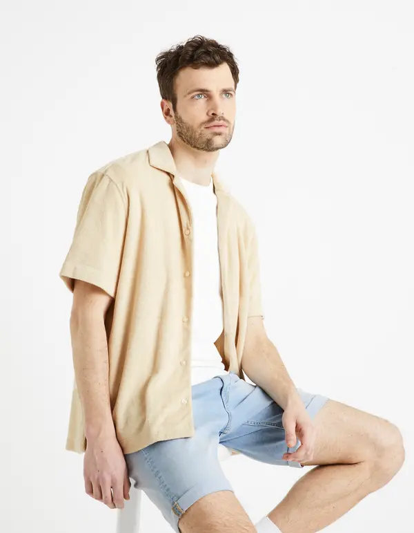 Celio Celio Dabob Terry Shirt - Mens