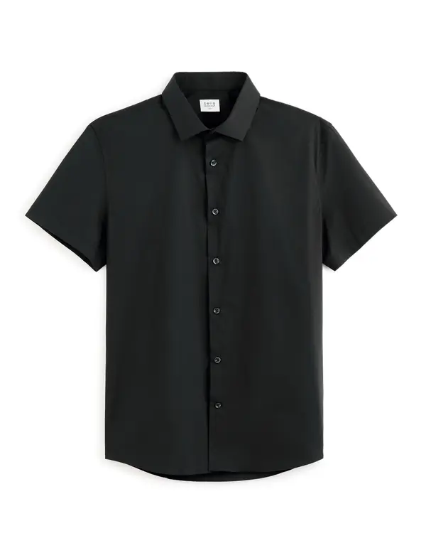 Celio Celio Daslim Short Sleeve Shirt - Mens