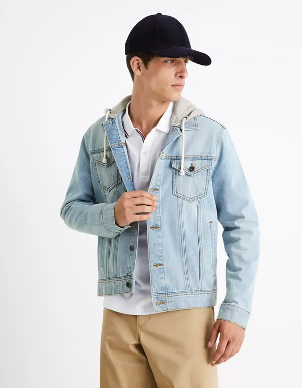 Celio Celio Denim Jacket Cudenshood - Mens
