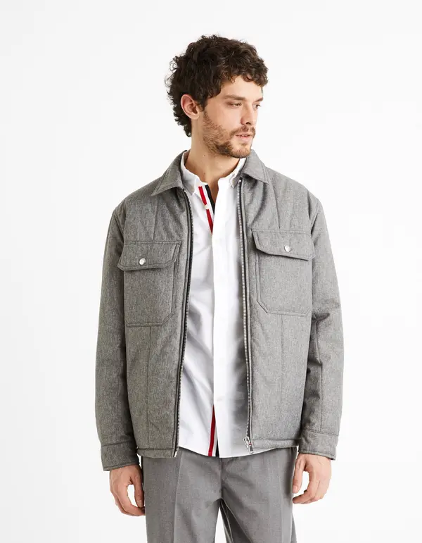 Celio Celio Insulated Jacket Dustripes - Mens