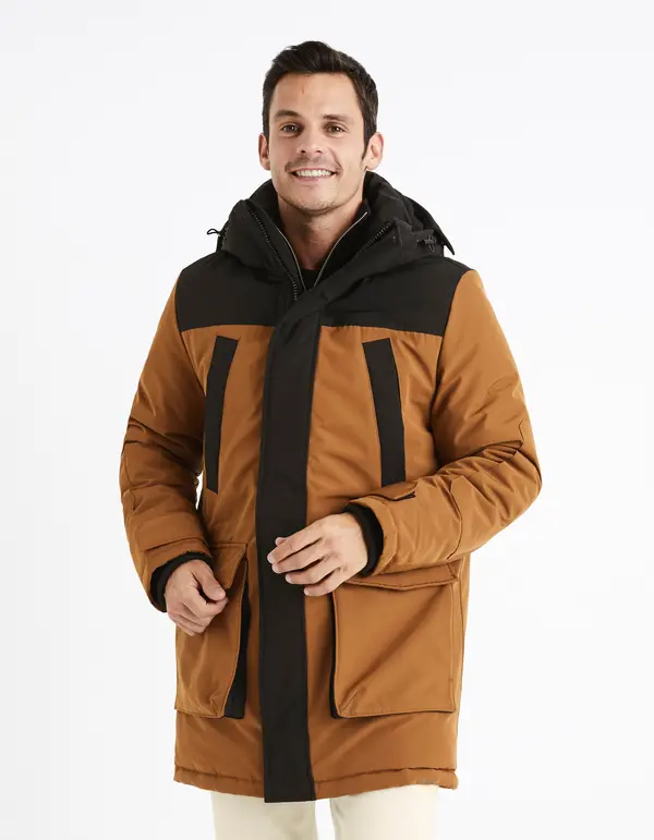 Celio Celio Jacket Parka Cubicol - Mens
