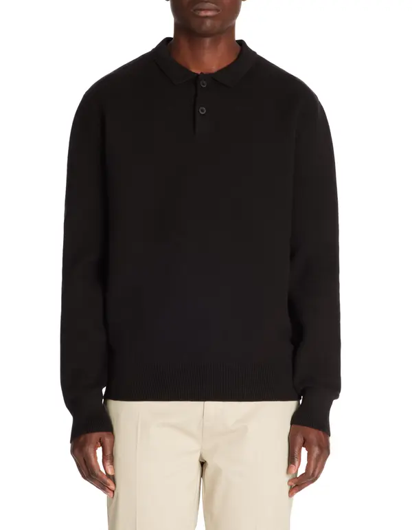 Celio Celio Jepoclo Long Sleeve Polo Shirt - Mens